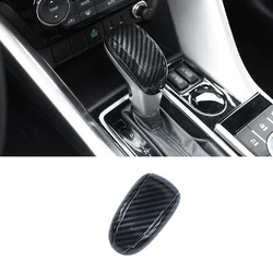 Car Gear Head Shift Knob Cover and Handle Trim Sticker (Carbon fiber)