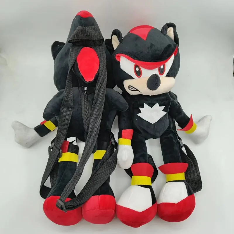 20-45Cm Super Sonic Hedgehog Backpack Cartoon Knuckles Bag Metalsonic Soft  Plush Doll Shadow Schoolbag Silver Tails Plushie Toys - AliExpress