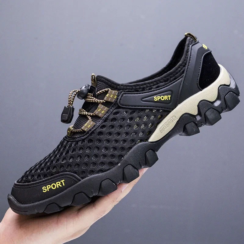 Sports shoes casual shoes men breathable mesh non-slip outdoor hiking climbing