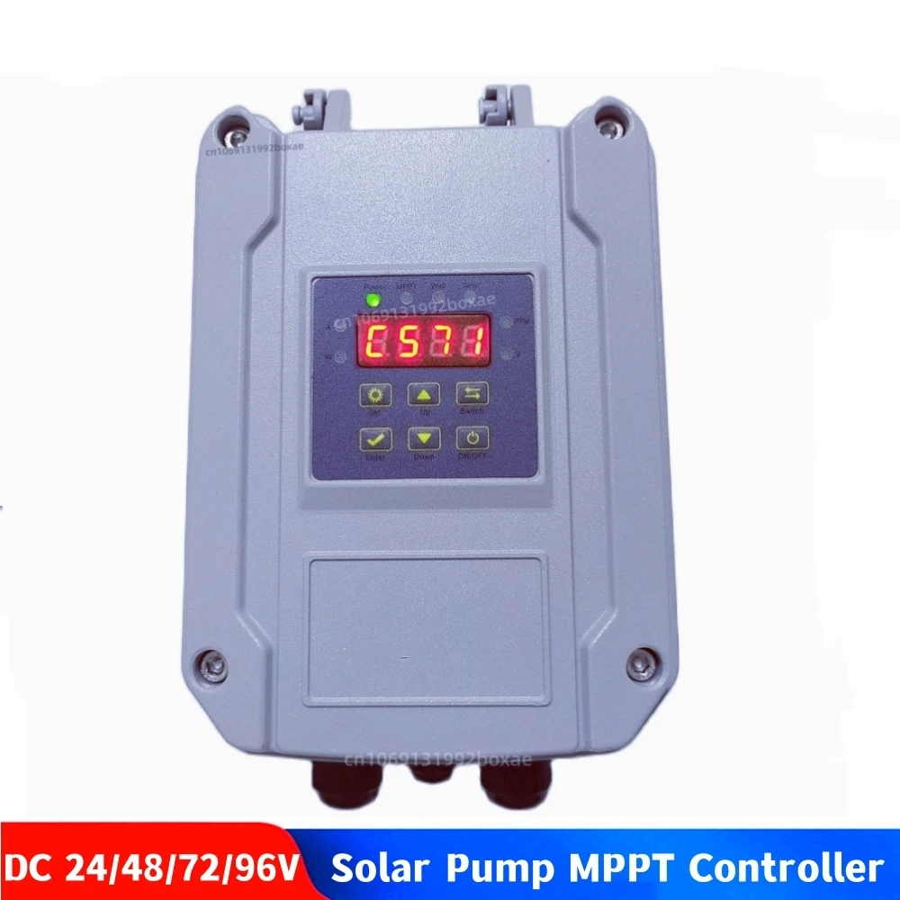 

Screw Deep Well Solar Pump Controller 24V 48V 72V 96V 110V DC Brushless Water Pump MPPT Controller Three-phase Pump Regulator