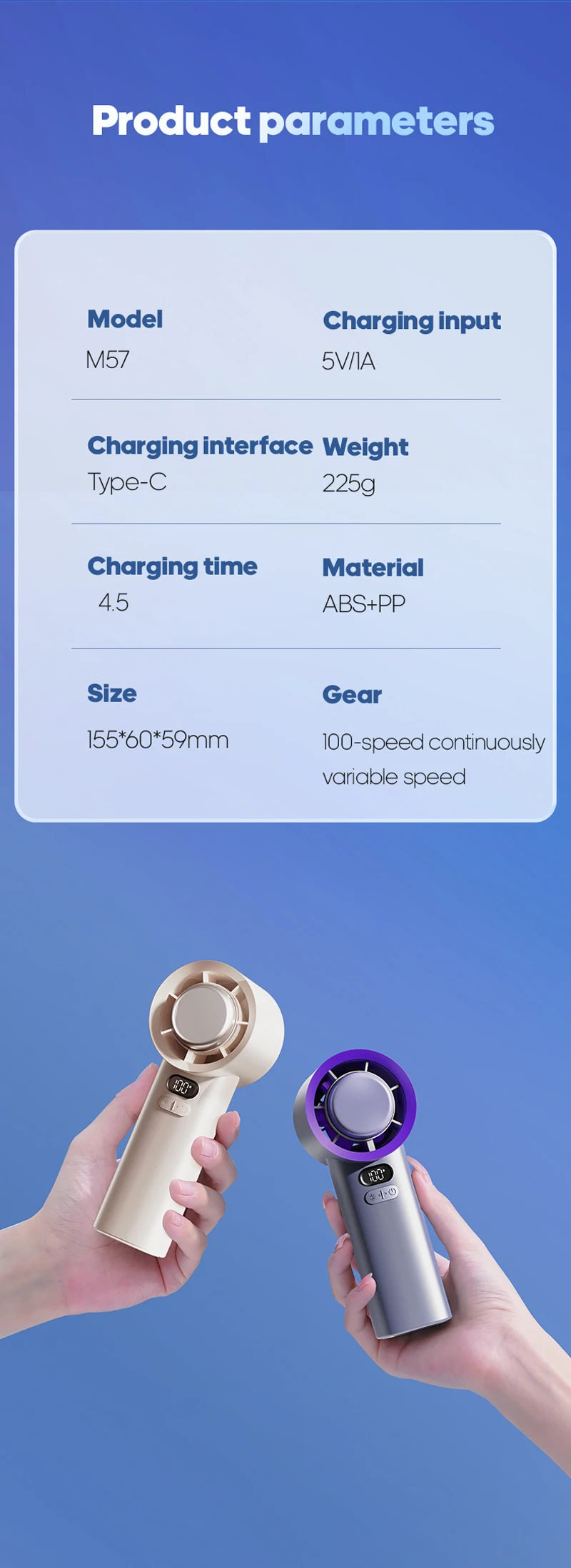 Ice Cold, Brushless Motor, Vento de alta