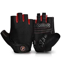 MOREOK Cycling Gloves Breathable Half Finger 5MM Pads Bike Gloves Anti-slip Shock-absorbing Mountain Road Biking Bicycle Gloves 1