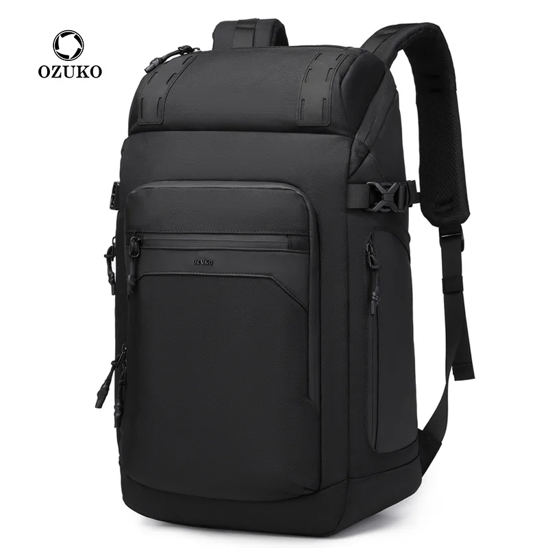 

OZUKO New Large-capacity Shoulders Business Commuter Backpack Fashion Travel Waterproof Bag Outdoor Computer Bagpack