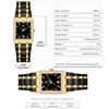 WWOOR Reloj New Fashion Ladies Diamond Watch Top Brand Luxury Square Wrist Watch Simple Women Dress Small Watch Relogio Feminino 5
