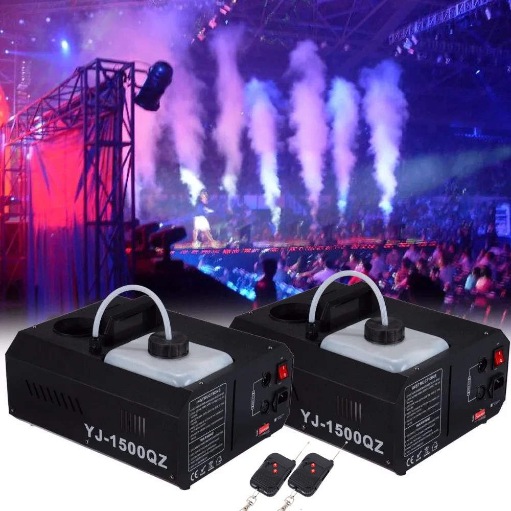 Amonstar 1/2pcs 1500W Low Fog Smoke Machine Fogger Up DJ Party Remote controller DMX controller 220V Stage Lighting free shipping 2pcs lot 3d printer cnc machine parts aluminum timing pulleys 12 teeth 2gt 12t timing pulley