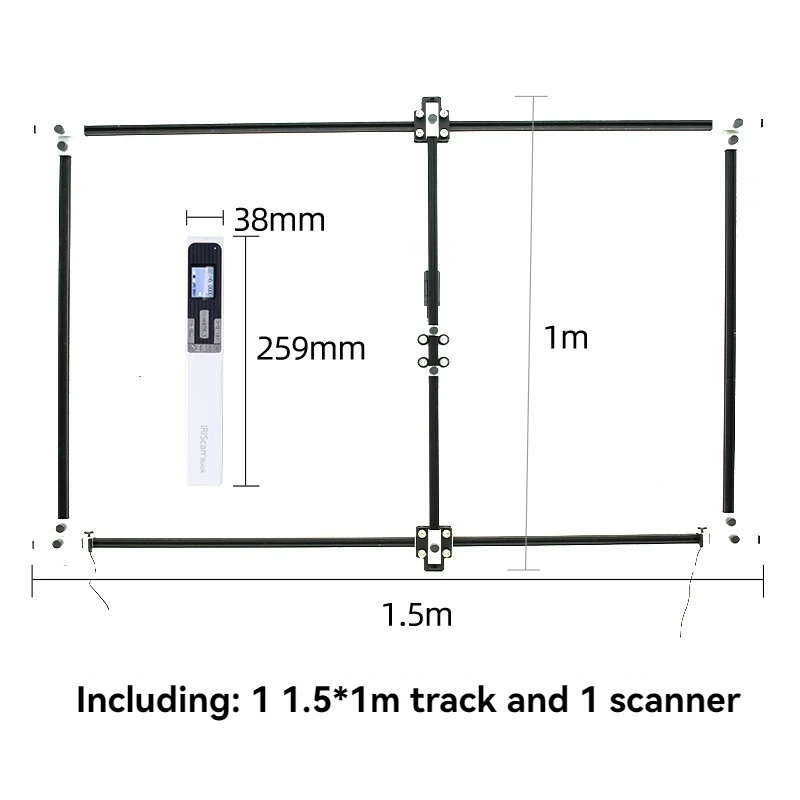 Large Format Automatic Electric Track Scanner Portable HD Engineering Drawing Wallpaper Calligraphy Calligraphy Wood Stone