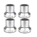 4pcs Silver