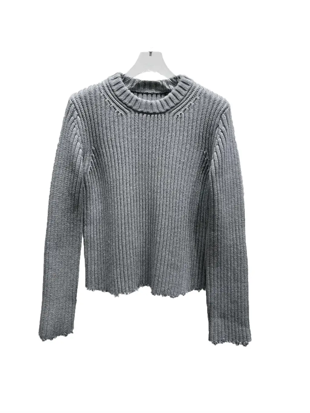

Wool sweater fashion personality casual simple comfortable 2024 fall and winter new 1115