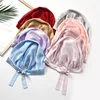 100% Silk Bonnet For Women  Mulberry Silk Turban For Hair Sleeping Night Cap Hair Loss Sleep Natual Pure Silk Hair Wrap Headwrap 5