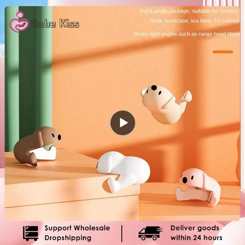 

Baby Safety Protection Equipment Silicone Corner Protector Table Corner Protector Edges And Corners Protectors Cute Bear