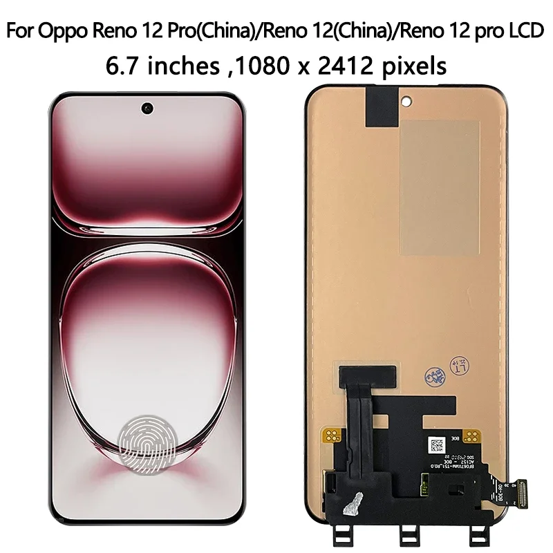 Vente en gros d'écran LCD de téléphone portable pour Oppo Reno12 Reno12f écran digitiseur