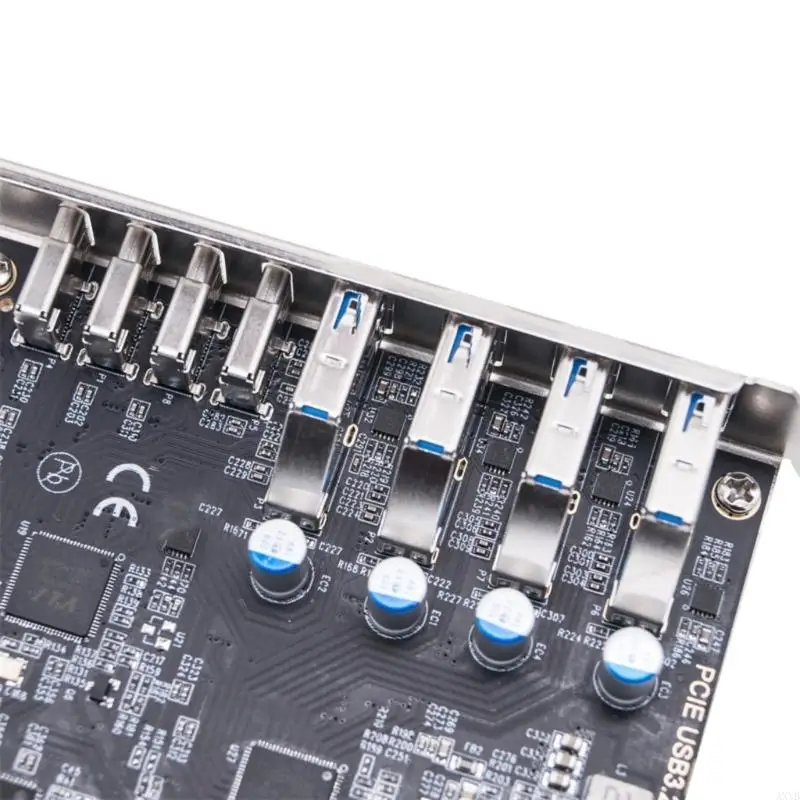 AXYB USB Expansion Card 8Ports PCIE USB3.2 Card Efficiently Energy USB3.2 Hubs