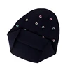 Geebro Women Multicolor Ribbed Pearl Star skullies Beanie Casual knitted Soft Design Solid Bow Heart Bonnets Ladies Slouchy Hat 4