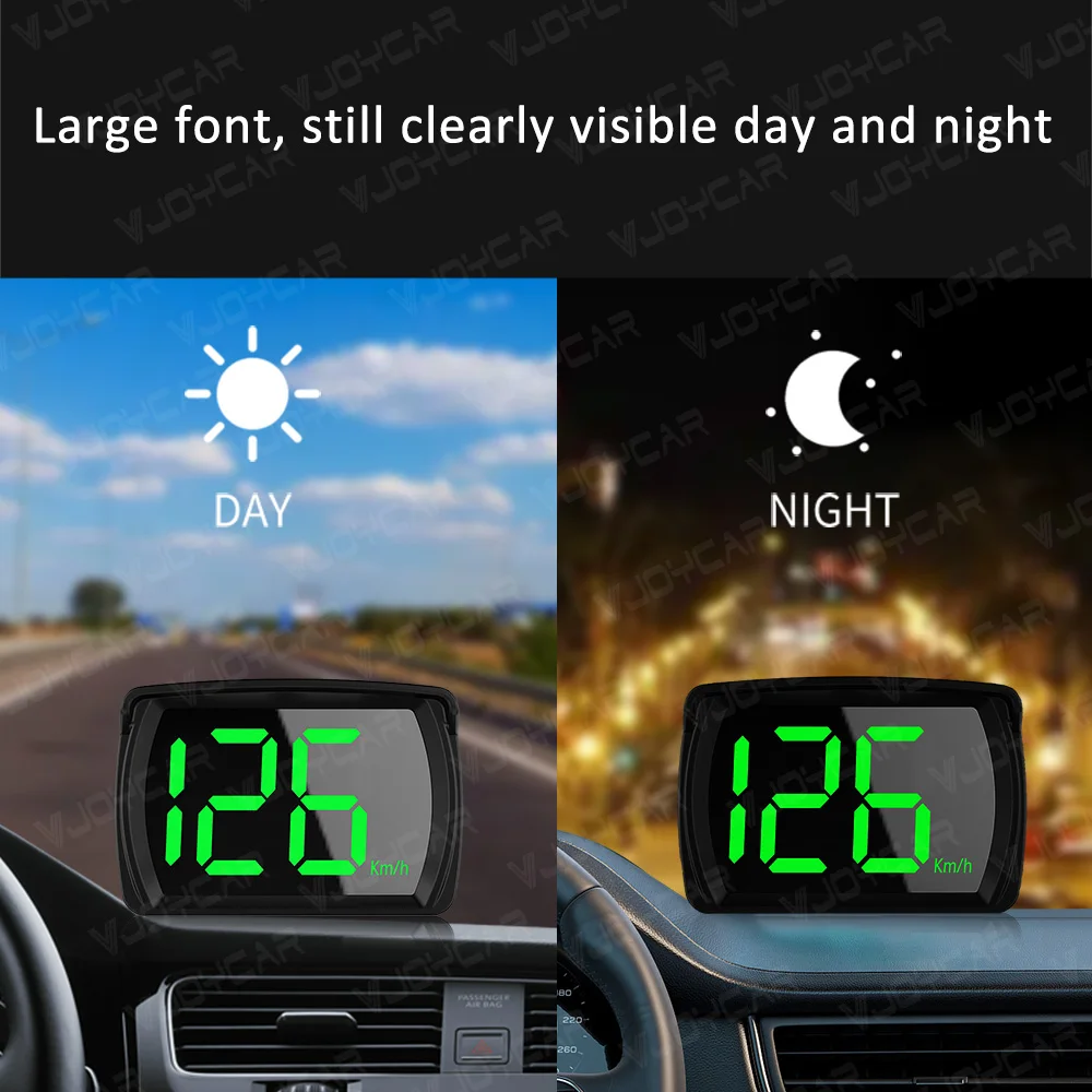 Vjoycar 2023 ֽ GPS HUD  ӵ ÷  ÷  ڵ ū ۲ KMH MPH, ڵ ׼   Ǹ