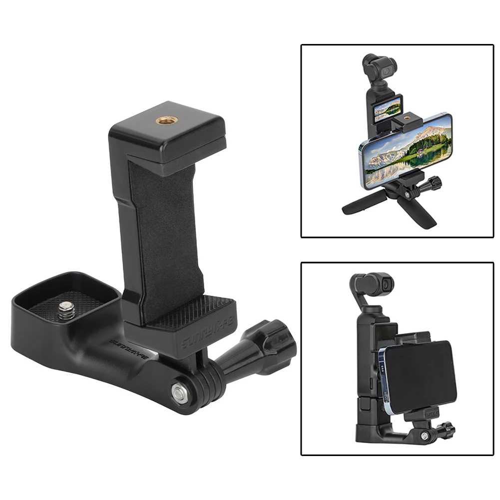 

Держатель смартфона для DJI OSMO Pocket 3 Складная рамка крепление холодного башмака 1/4 винт адаптер многофункциональный зажим для телефона