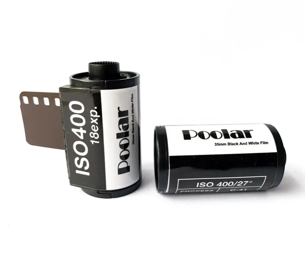 블랙 화이트 네거티브 카메라 필름 35mm 카메라 135 흑백 필름 ISO 400 초보자 연습 필름, 사진 스튜디오 키트