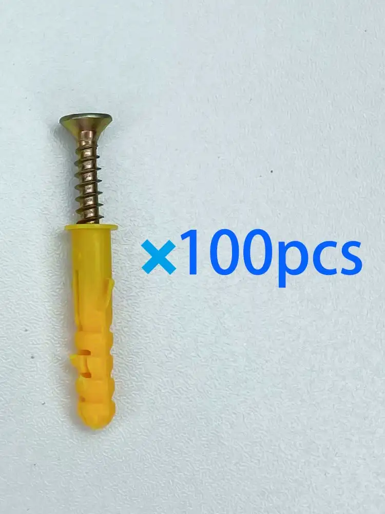 Viti Per Binario Per Tende Da 100 Pezzi Per Staffa Di Montaggio Per Soffitto A Doppia Parete Laterale Singola Per Accessori Per Binari Motore Per Tend