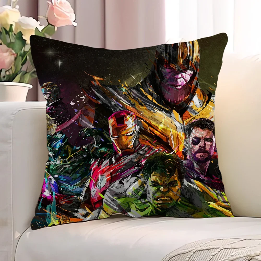 M-MarvellS Anime Pillow Cover Fall Decor Sofa Cushions Sleeping Pillows Pillowcase Decorative Cushion 45x45 Covers Body 45x45cm
