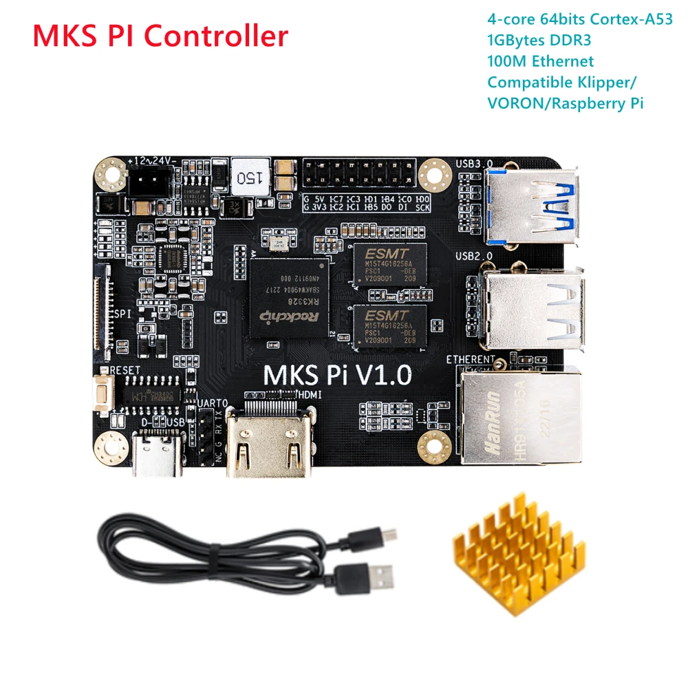 Mks Pi Klipper Controller Board Klipperscreen 64bits Soc