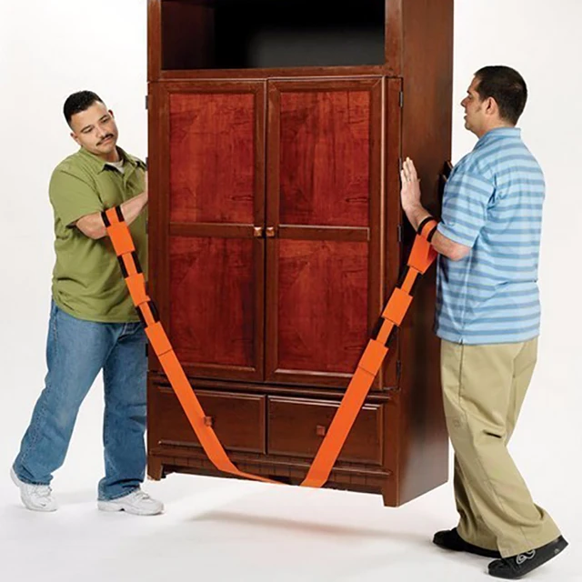 Sangles Déménagement 2 Personnes 2.7m 4.5cm Large Sangles De Transport MIZIKUU Pour 2 Personnes - 2,7m, 4,5cm Large, Déménagement Levage Ergonomique Sécurisé