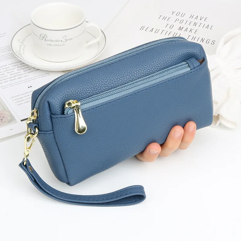 Fashion Cosmetic Clutch Bag - Large Capacity Portable Makeup Organizer placement Phone Pocket, Women's Small Crossbody Bag