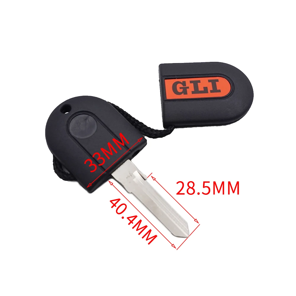 Pill Key Shell Fob Fit for VW 16V VR6 TDI MK2 MK3 G60 GLI 8V Golf Key HU49 Uncut Blade with LED LIGHTING KEY NO LOGO key case car key shell
