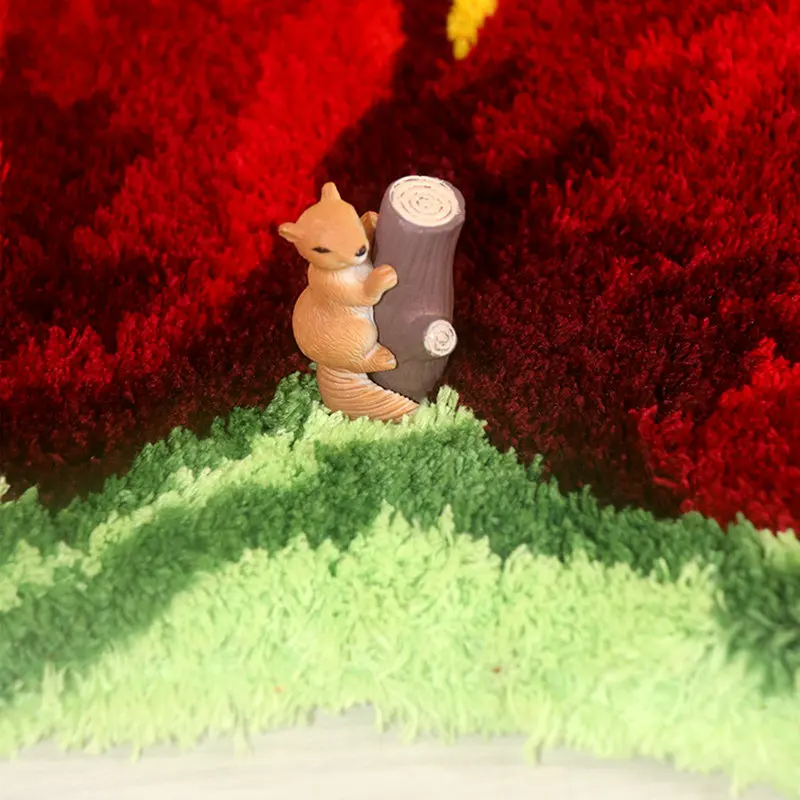 Soft Tufted Tulip Flower Plush Rug 5