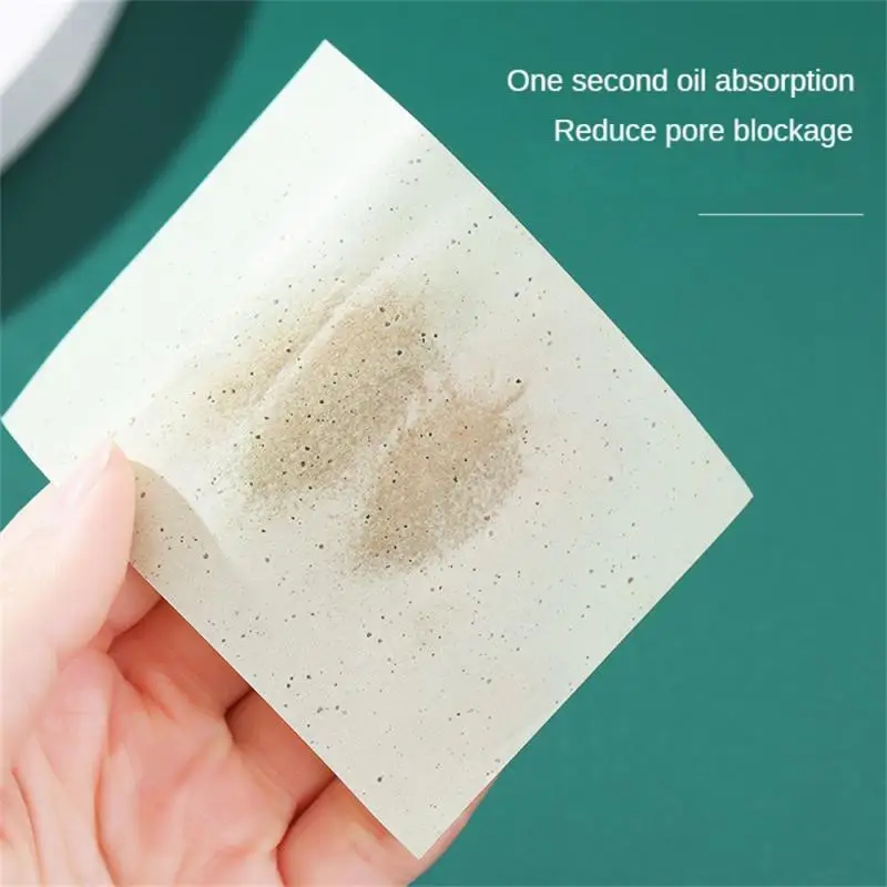 Facial Oil Absorbing Paper Refreshing Double Sided Thin But Not Broken Paper Slide Box Type Oil Control Absorbing