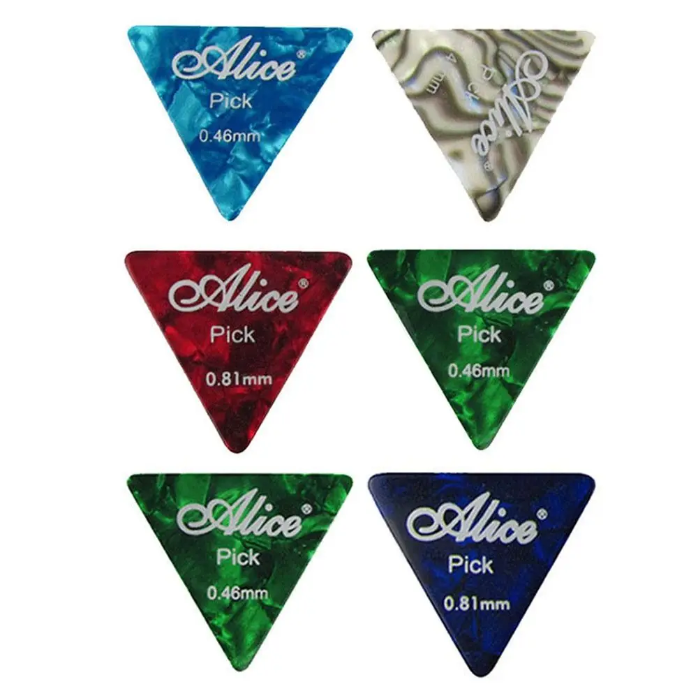 12Pcs High-quality Celluloid Guitar Picks Professional Mixed Thickness Guitar Plectrum Accessories Mediator