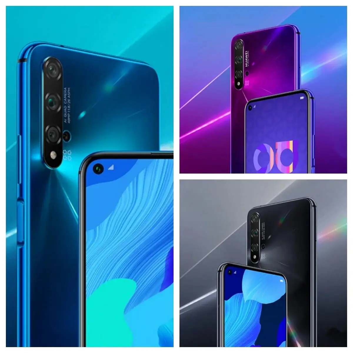 Huawei-nova 5t-Androidスマートフォン,Google Playストア,6.26インチ 