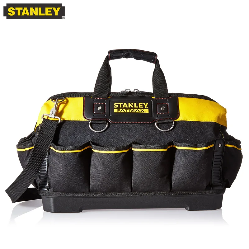 Stanley 18 "Fatmax Borsa Portautensili Con Fondo Rigido Borsa Elettrica In Nylon Multi Tasca Impermeabile Addensata Portatile Fmst518150-23