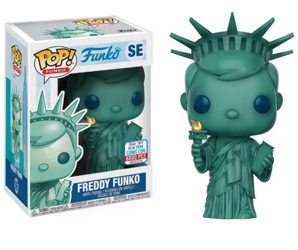 Funko Freddy Statue Of Liberty Se Action Figure Modello Anime Collezione Pvc10Cm Giocattoli In Edizione Limitata Per Regali Per Bambini