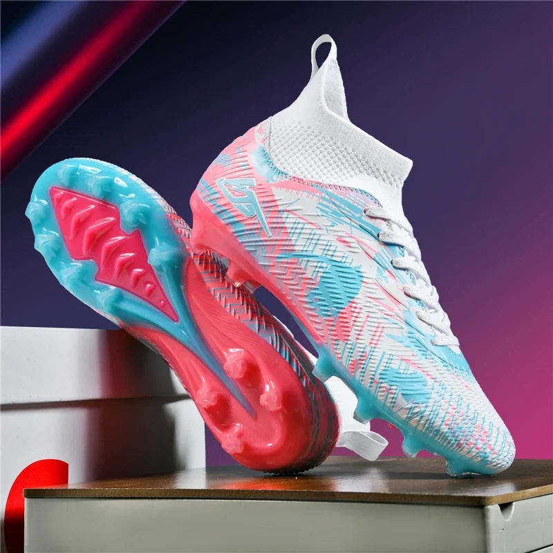 Football Shoes Men Soccer Shoes Society Casual Professional Sneaker Original Field Football Shoes Grass Training Kids Resistant Football Boots