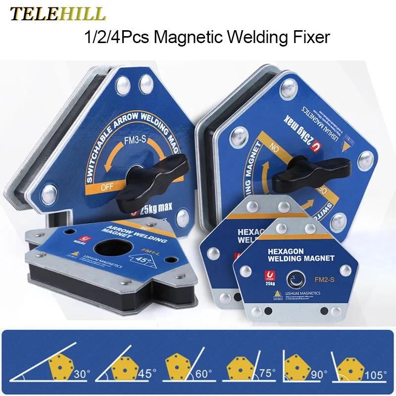 Soldagem Magnética Fixer Multi-angle Solda Seta Ímã Solda Posicionador Ferrite Auxiliar Locator Tools Soldagem Suprimentos pc Pcs Pcs