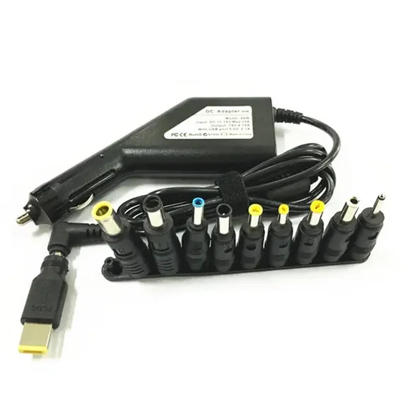 

Multi-plug 90W Power Supply Car Charger Laptop Adapter For Thinkpad/ACER/HP/DELL/Samsung/Lenovo/Asus/phones Universal Car Chargr