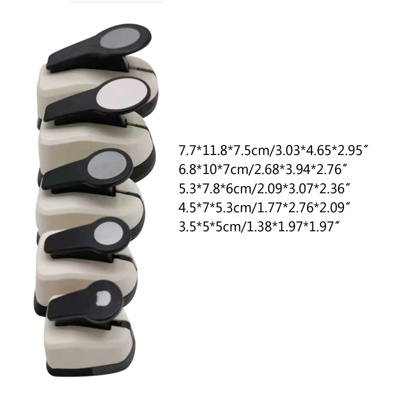 Compact Craft Puncher Round Hole Punch for DIY Birthday Card Making Scrapbooking Art Paper Craft 9mm/16mm/25mm/38mm/50mm hole punching tools paper craft punch circle hole punch