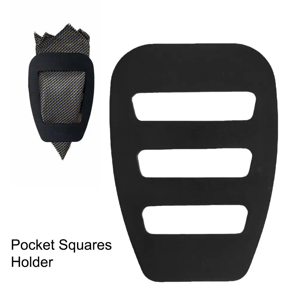 Pocket Square Holder Handkerchief Keeper Organizer Accessories For Men Square Scarf Suits Tuxedos Vests Dinner Jackets