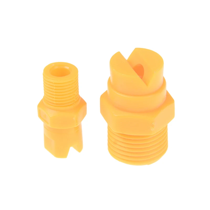 Plastic Vee Jet Flat Fan Spray Nozzle 1/8" 1/4" 1/2" Industrial Cleaning Washing C42