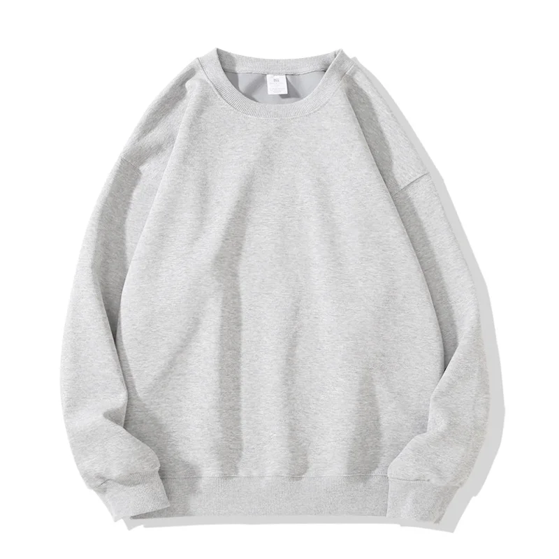 

Korea Stylish Autumn Men's Hoodies Crew Neck 16 Colors Casual Loose Vintage Classic Pullovers Spring Male Sweatshirts C5320