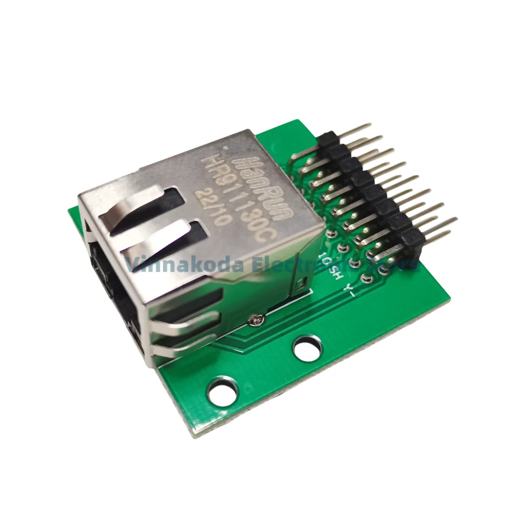 RJ45 Network port with transformer adapter board Gigabit network port adapter 10P network crystal socket PCB