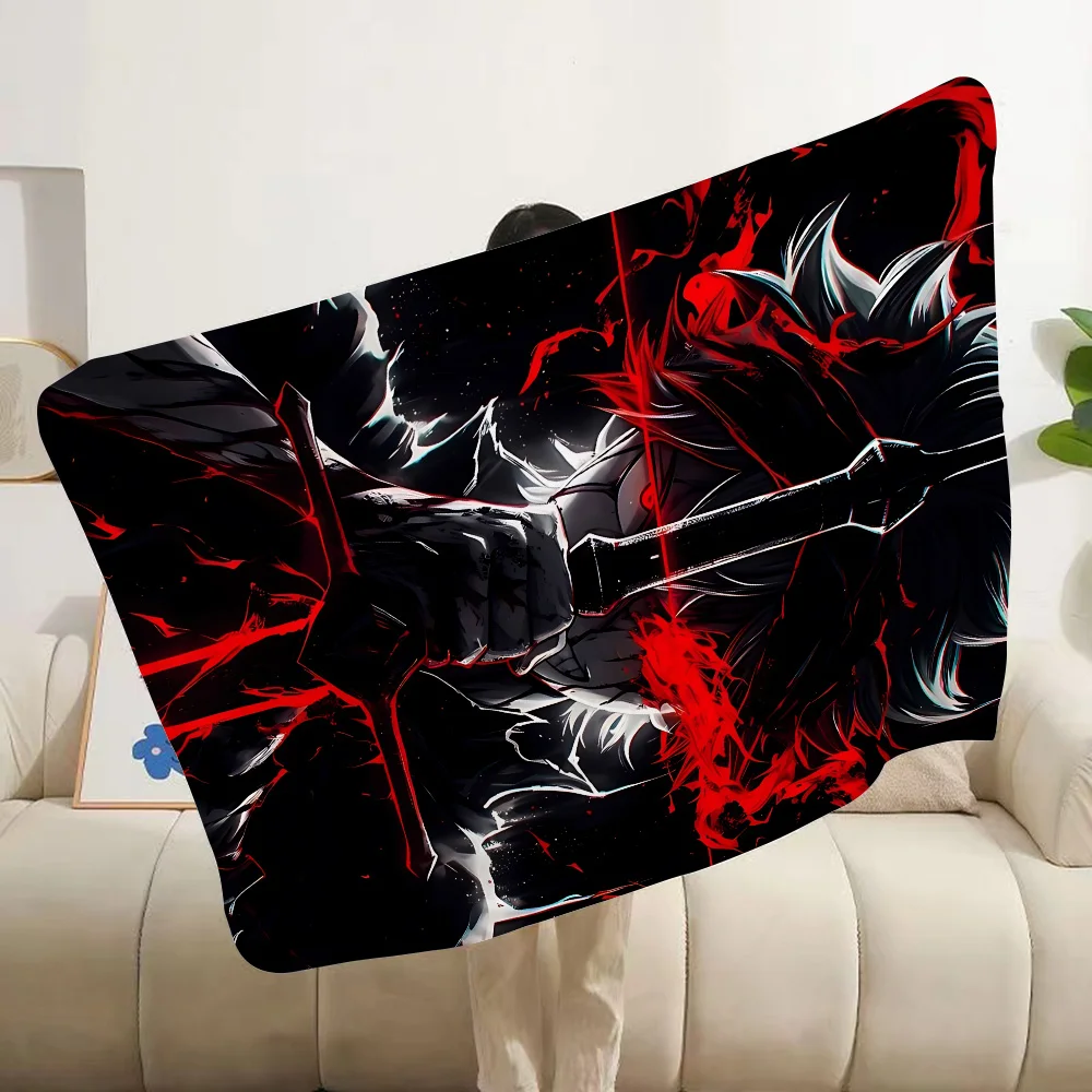 Hot Classic Anime Black Clover Printed Blanket Picnic Blankets Warm Blanket Soft Comfortable Blanket Home Travel Birthday Gift 2