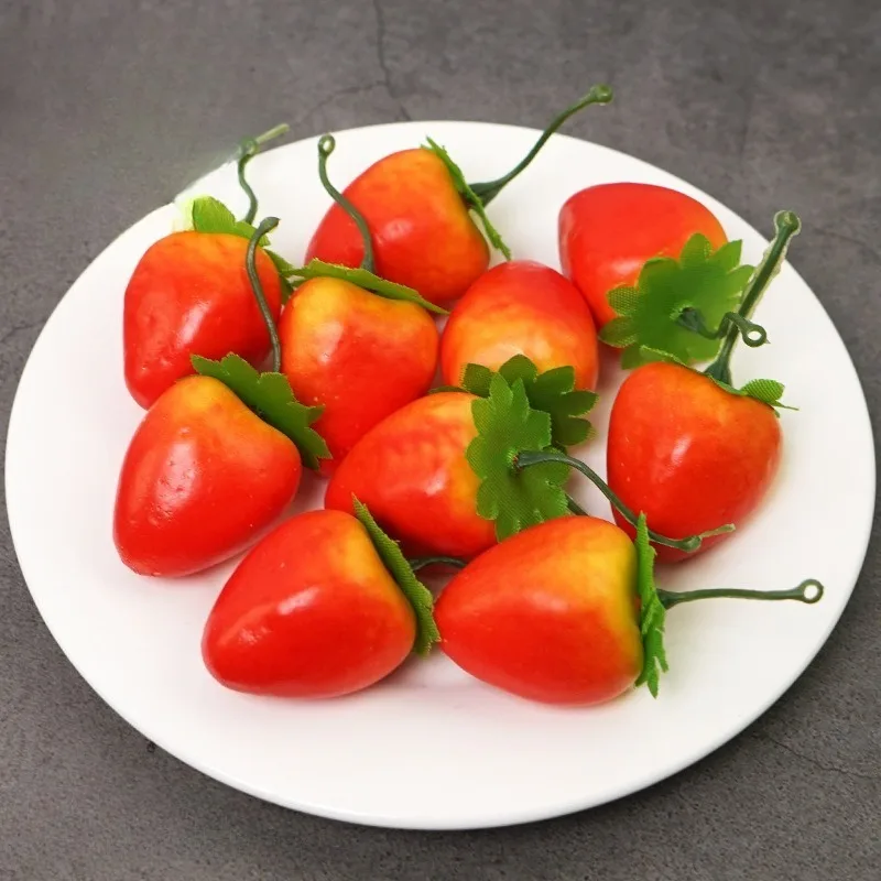 Mini Foam Fruit & Vegetable Set - Small Fake Fruit Decor Props, Realistic  Perfect for Home Party Decoration Craft Displays