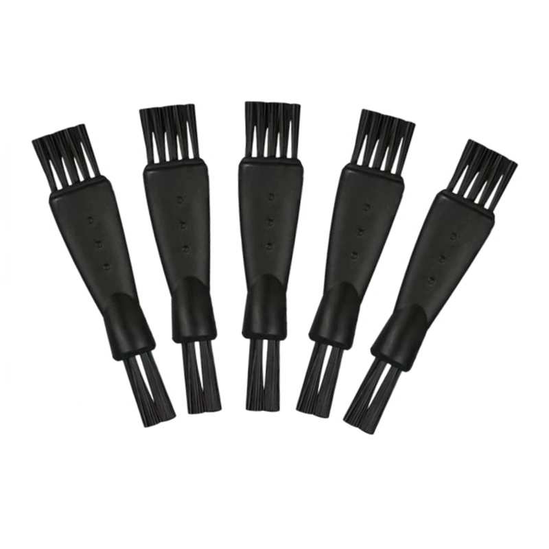 

5PCS Mens Shaver Accessory Razor Brush Hair Remover Cleaning Tool Black Plactic Replacement Head Hair Shaving Tools