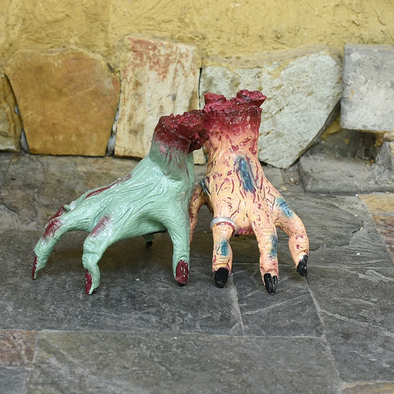 

Electric Climbing Hand Walking Zombie Severed Hand Grasping Trick Toys Halloween Decoration Haunted House Bar Scene Layout Props