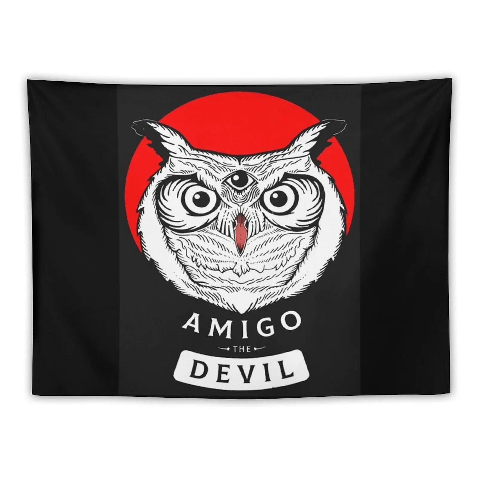 

Amigo the devil logo Tapestry Bedrooms Decor Korean Room Decor Tapestry