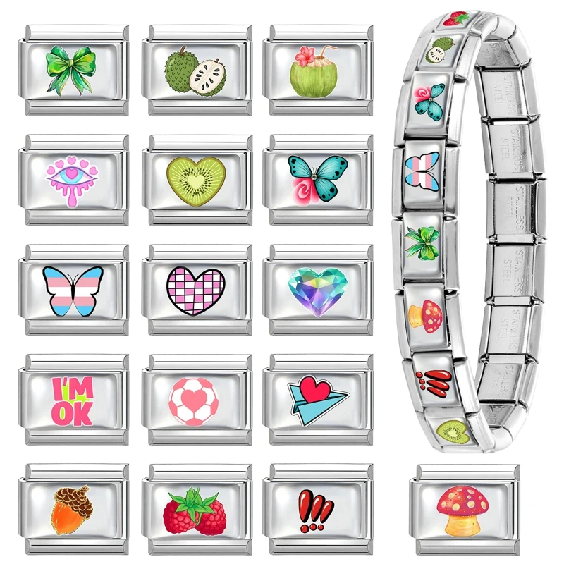 Italian Stainless Steel Link Bracelet