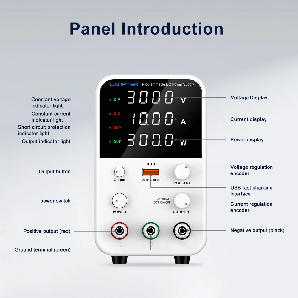 Adjustable DC Power Supply Bench Voltage Regulators