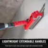 Level5 Drywall Skimming Blade Set | 10, 24 & 32 Inch Skimming Blades, 37-63 Inch Extension Handle | Aluminum Body & Stainless 3