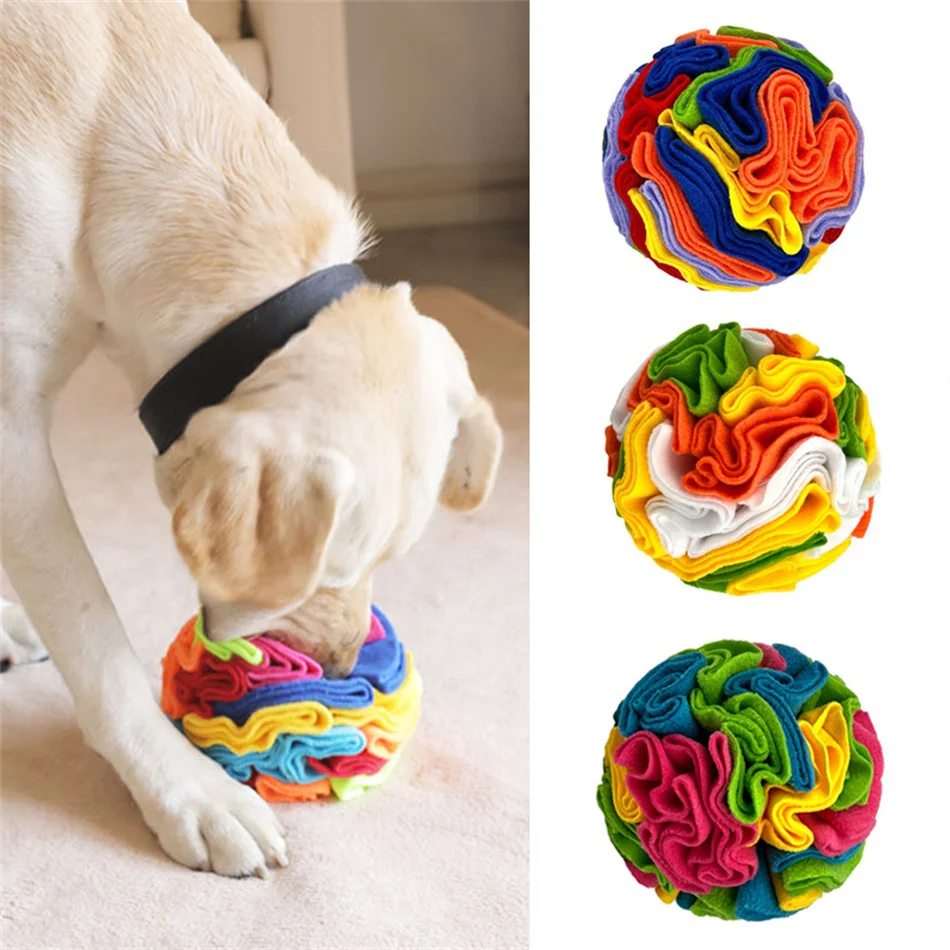 Description Picture 2 of itemSnuffle Ball for Small Dogs, Interactive Dog Toys to Keep Them Busy, Mental Stimulation Nose Work Treat Game for Dogs