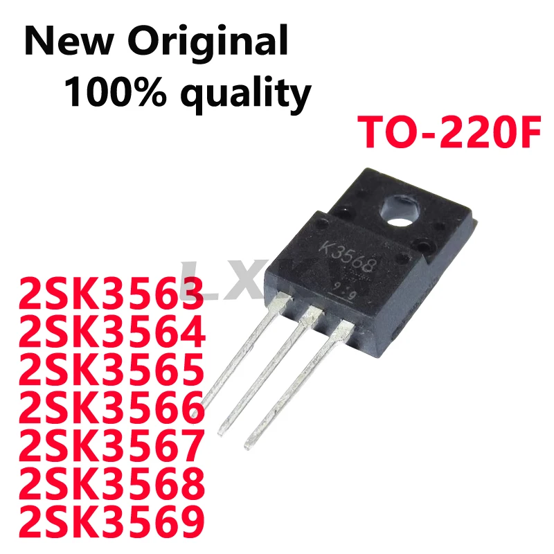 5-Piece Lot Of 2SK3563 K3563 Transistors - TO-220F Package - New Electronic Components 13 thumbnail image